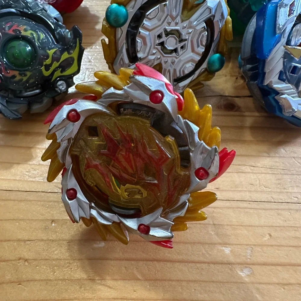 Beyblade Burst Lot of 10 Spinning Tops‎ Turbo Valtryek Achilles Battle Toy Set